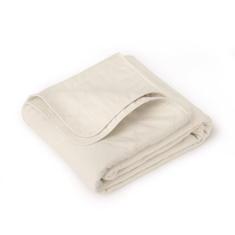 Certified Organic Cotton Flannel Mattress Pad