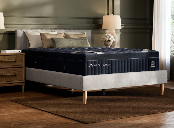 Dreamcloud Luxe Hybrid and Memory Foam mattress Lifestyle