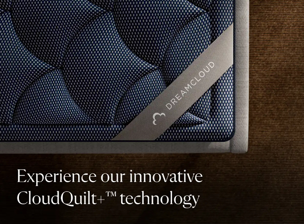 Dreamcloud Luxe Hybrid and Memory Foam mattress CLoudquilt+ Cover