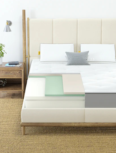 Nolah Original Mattress Layers Front View